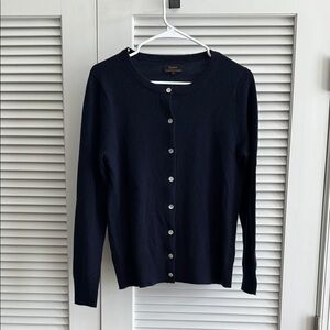 Quince Cashmere Navy Sweater